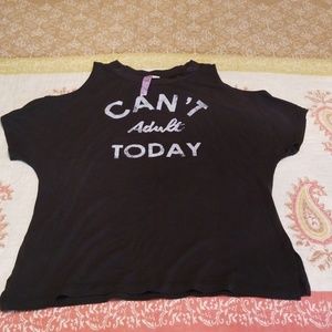 EUC Cold shoulder tshirt